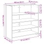 Mostrador de recepción blanco 100x50x103,5 cm madera ingeniería | Foro24.es | Tu tienda online para hogar, jardín y más Foro24.es