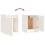 Wall cabinet 2 pcs solid white pine wood 30x30x40 cm by vidaXL, Shelves and shelves - Ref: Foro24-813478, Price: 62,45 €, Dis...