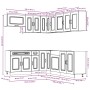 Mueble de cocina Kalmar 11 piezas artesanal roble de , Armarios de cocina - Ref: Foro24-3314920, Precio: 772,83 €, Descuento: %