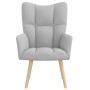 Sillón de relax tela gris nube | Foro24.es | Tu tienda online para hogar, jardín y más Foro24.es