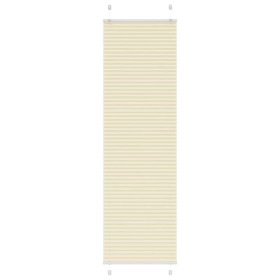 Estor Plisado crema 65x200 cm Tela Ancho 64,4 cm Poliéster de , Persianas y estores - Ref: Foro24-4015306, Precio: 20,95 €