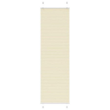 Estor Plisado crema 65x200 cm Tela Ancho 64,4 cm Poliéster de , Persianas y estores - Ref: Foro24-4015306, Precio: 20,95 €