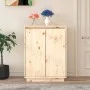 Solid pine wood shoe cabinet 60x35x80 cm by vidaXL, Shoe racks and shoe organizers - Ref: Foro24-813530, Price: 117,16 €, Dis...