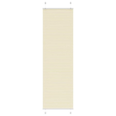 Estor Plisado crema 55x200 cm Tela Ancho 54,4 cm Poliéster de , Persianas y estores - Ref: Foro24-4015304, Precio: 19,99 €