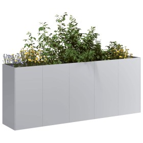 Jardinera 200x40x80 cm de acero galvanizado