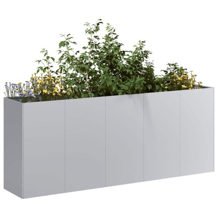 Jardinera 200x40x80 cm de acero galvanizado