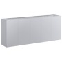 Jardinera 200x40x80 cm de acero galvanizado