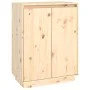 Solid pine wood shoe cabinet 60x35x80 cm by vidaXL, Shoe racks and shoe organizers - Ref: Foro24-813530, Price: 117,16 €, Dis...