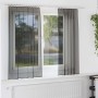 Cortinas de gasa con bolsillos para varillas 2 uds. negro de , Cortinas y visillos - Ref: Foro24-4102166, Precio: 12,72 €, De...