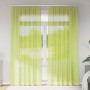 Cortinas de gasa con bolsillos para varillas 2 uds. verde | Foro24.es | Tu tienda online para hogar, jardín y más Foro24.es