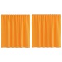 Cortinas de gasa con bolsillos para varillas 2 uds. naranja de , Cortinas y visillos - Ref: Foro24-4102191, Precio: 12,72 €, ...