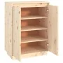 Solid pine wood shoe cabinet 60x35x80 cm by vidaXL, Shoe racks and shoe organizers - Ref: Foro24-813530, Price: 117,16 €, Dis...