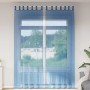 Cortinas de gasa con bolsillos para varillas 2 uds. azul real de , Cortinas y visillos - Ref: Foro24-4102215, Precio: 15,16 €...