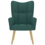 Sillón de relax de tela verde oscuro | Foro24.es | Tu tienda online para hogar, jardín y más Foro24.es