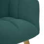 Sillón de relax de tela verde oscuro | Foro24.es | Tu tienda online para hogar, jardín y más Foro24.es