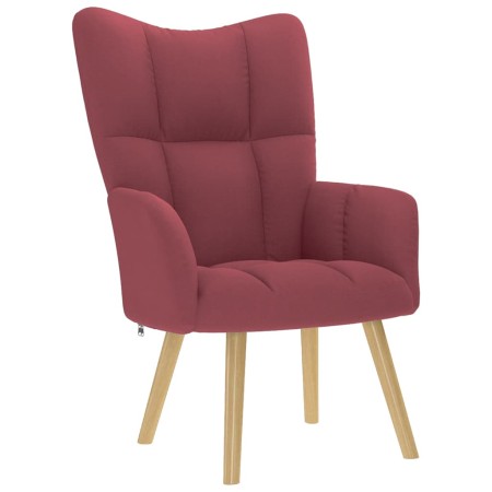 Sillón de relax de tela color rojo tinto de , Sillones - Ref: Foro24-4016770, Precio: 104,63 €