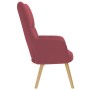 Sillón de relax de tela color rojo tinto de , Sillones - Ref: Foro24-4016770, Precio: 104,63 €