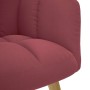 Sillón de relax de tela color rojo tinto de , Sillones - Ref: Foro24-4016770, Precio: 104,63 €
