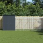 Gallinero con corral acero galvanizado gris 165x1271x181 cm de , Jaulas y habitáculos para animales pequeños - Ref: Foro24-31...
