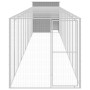 Gallinero y corral acero galvanizado gris claro 165x1271x181 cm de , Jaulas y habitáculos para animales pequeños - Ref: Foro2...