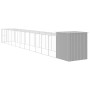 Gallinero y corral acero galvanizado gris claro 165x1271x181 cm de , Jaulas y habitáculos para animales pequeños - Ref: Foro2...
