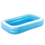 Bestway Piscina familiar inflable rectangular azul blanco 262x175x51cm de , Piscinas - Ref: Foro24-3202495, Precio: 44,99 €, ...