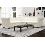 Sofá de esquina Chesterfield 5 plazas cuero artificial blanco de , Sofás - Ref: Foro24-243613, Precio: 752,21 €, Descuento: %