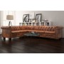 Sofá de esquina Chesterfield 6 plazas cuero artificial marrón | Foro24.es | Tu tienda online para hogar, jardín y más Foro24.es