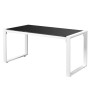 Set de muebles de jardín 4 piezas y cojines acero blanco de , Conjuntos de jardín - Ref: Foro24-42863, Precio: 283,95 €, Desc...