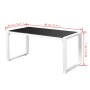 Set de muebles de jardín 4 piezas y cojines acero blanco de , Conjuntos de jardín - Ref: Foro24-42863, Precio: 283,95 €, Desc...