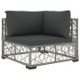 Set de muebles de jardín 6 pzas y cojines ratán sintético gris de , Conjuntos de jardín - Ref: Foro24-46805, Precio: 667,13 €