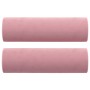 Sofá de 2 plazas con cojines terciopelo rosa 140 cm de , Sofás - Ref: Foro24-3200884, Precio: 269,98 €