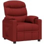 Sillón reclinable de tela rojo tinto de , Sillones - Ref: Foro24-348073, Precio: 187,96 €, Descuento: %