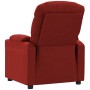Sillón reclinable de tela rojo tinto de , Sillones - Ref: Foro24-348073, Precio: 187,96 €, Descuento: %