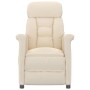 Sillón de masaje eléctrico tela de microfibra beige de , Sillones de masaje eléctricos - Ref: Foro24-348412, Precio: 204,24 €