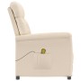 Sillón de masaje eléctrico tela de microfibra beige de , Sillones de masaje eléctricos - Ref: Foro24-348412, Precio: 204,24 €