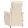 Sillón de masaje eléctrico tela de microfibra beige de , Sillones de masaje eléctricos - Ref: Foro24-348412, Precio: 204,24 €