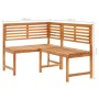 Juego de bistró para jardín 4 piezas madera maciza de acacia | Foro24.es | Tu tienda online para hogar, jardín y más Foro24.es