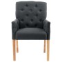 Sillas de comedor con reposabrazos 6 unidades tela gris de , Sillas de comedor - Ref: Foro24-3058298, Precio: 1,00 €, Descuen...