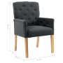 Sillas de comedor con reposabrazos 6 unidades tela gris de , Sillas de comedor - Ref: Foro24-3058298, Precio: 1,00 €, Descuen...