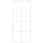 Puerta corredera ESG vidrio y aluminio 90x205 cm blanco de vidaXL, Puertas para el hogar - Ref: Foro24-151672, Precio: 160,06...
