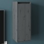 Grauer Wandschrank aus massivem Kiefernholz, 30 x 30 x 80 cm von vidaXL, Regale und Regale - Ref: Foro24-813499, Preis: 48,74...