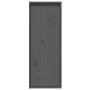 Grauer Wandschrank aus massivem Kiefernholz, 30 x 30 x 80 cm von vidaXL, Regale und Regale - Ref: Foro24-813499, Preis: 48,11...