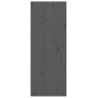 Gray solid pine wood wall cabinet 30x30x80 cm by vidaXL, Shelves and shelves - Ref: Foro24-813499, Price: 48,74 €, Discount: %