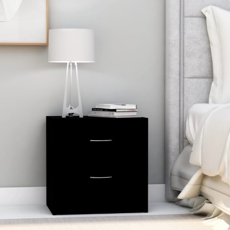 Mesita de noche madera contrachapada negro 40x30x40 cm de , Mesitas de noche - Ref: Foro24-801037, Precio: 44,72 €, Descuento: %