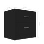Mesita de noche madera contrachapada negro 40x30x40 cm de , Mesitas de noche - Ref: Foro24-801037, Precio: 44,72 €, Descuento: %