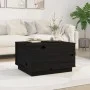 Couchtisch aus massivem schwarzem Kiefernholz, 60 x 50 x 35 cm von vidaXL, Couchtisch - Ref: Foro24-813419, Preis: 80,55 €, R...