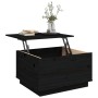 Couchtisch aus massivem schwarzem Kiefernholz, 60 x 50 x 35 cm von vidaXL, Couchtisch - Ref: Foro24-813419, Preis: 81,51 €, R...