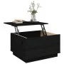 Couchtisch aus massivem schwarzem Kiefernholz, 60 x 50 x 35 cm von vidaXL, Couchtisch - Ref: Foro24-813419, Preis: 80,55 €, R...