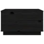 Solid black pine wood coffee table 60x50x35 cm by vidaXL, Coffee table - Ref: Foro24-813419, Price: 80,55 €, Discount: %